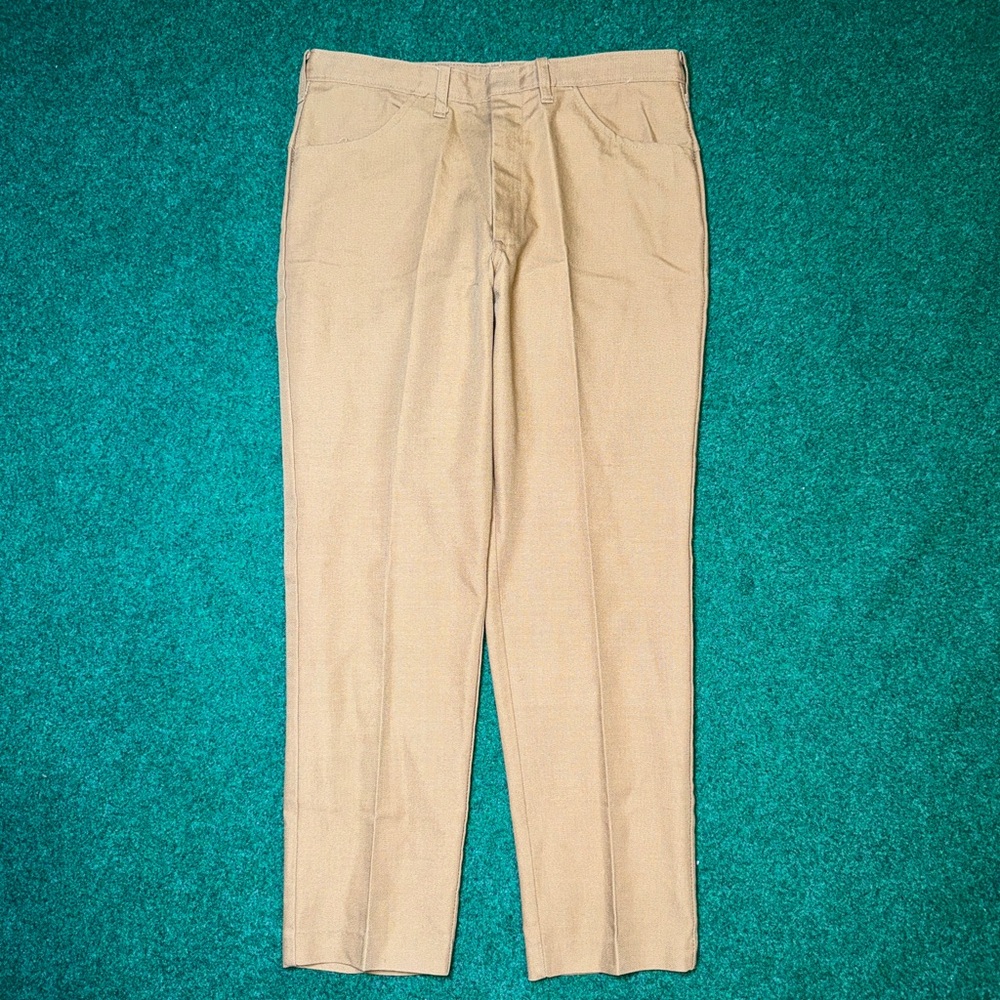 Vintage Sears Perma Prest 70z Talon Zipper Mens 32x28 Nerd Pants Trousers